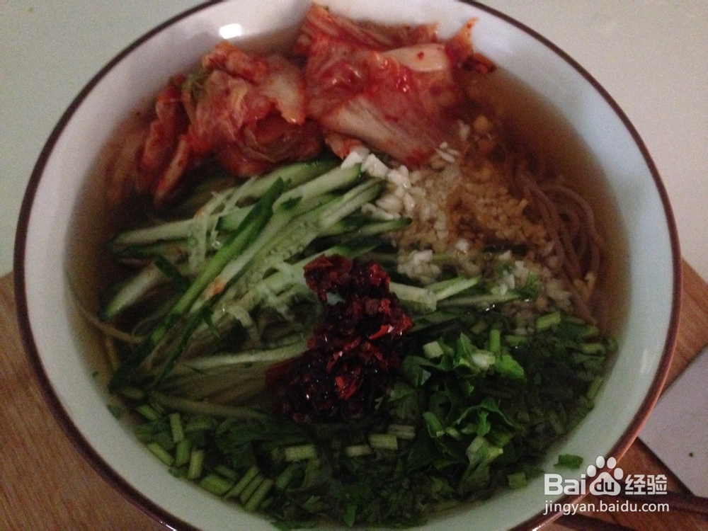 朝鲜族辣白菜冷面的做法