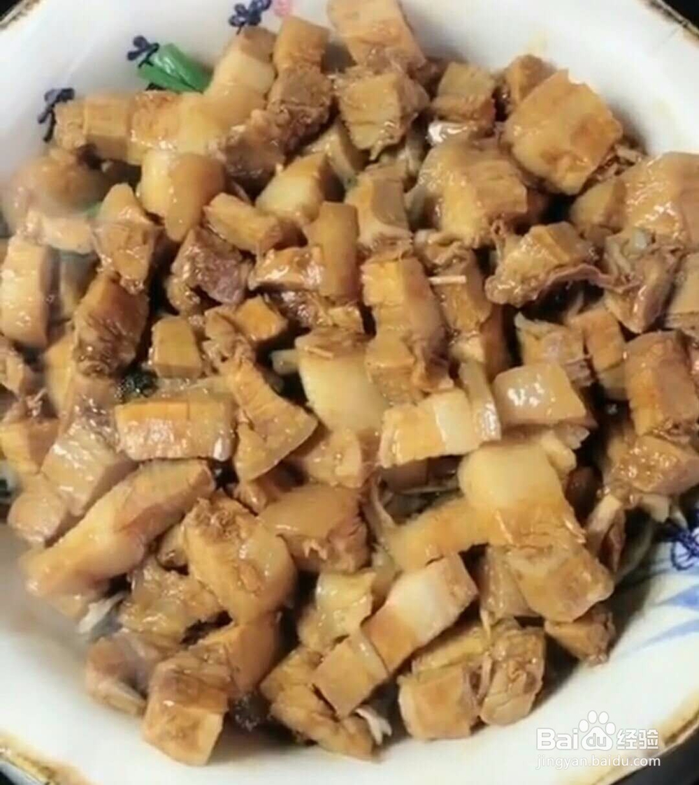 五花肉焖咸菜条做法