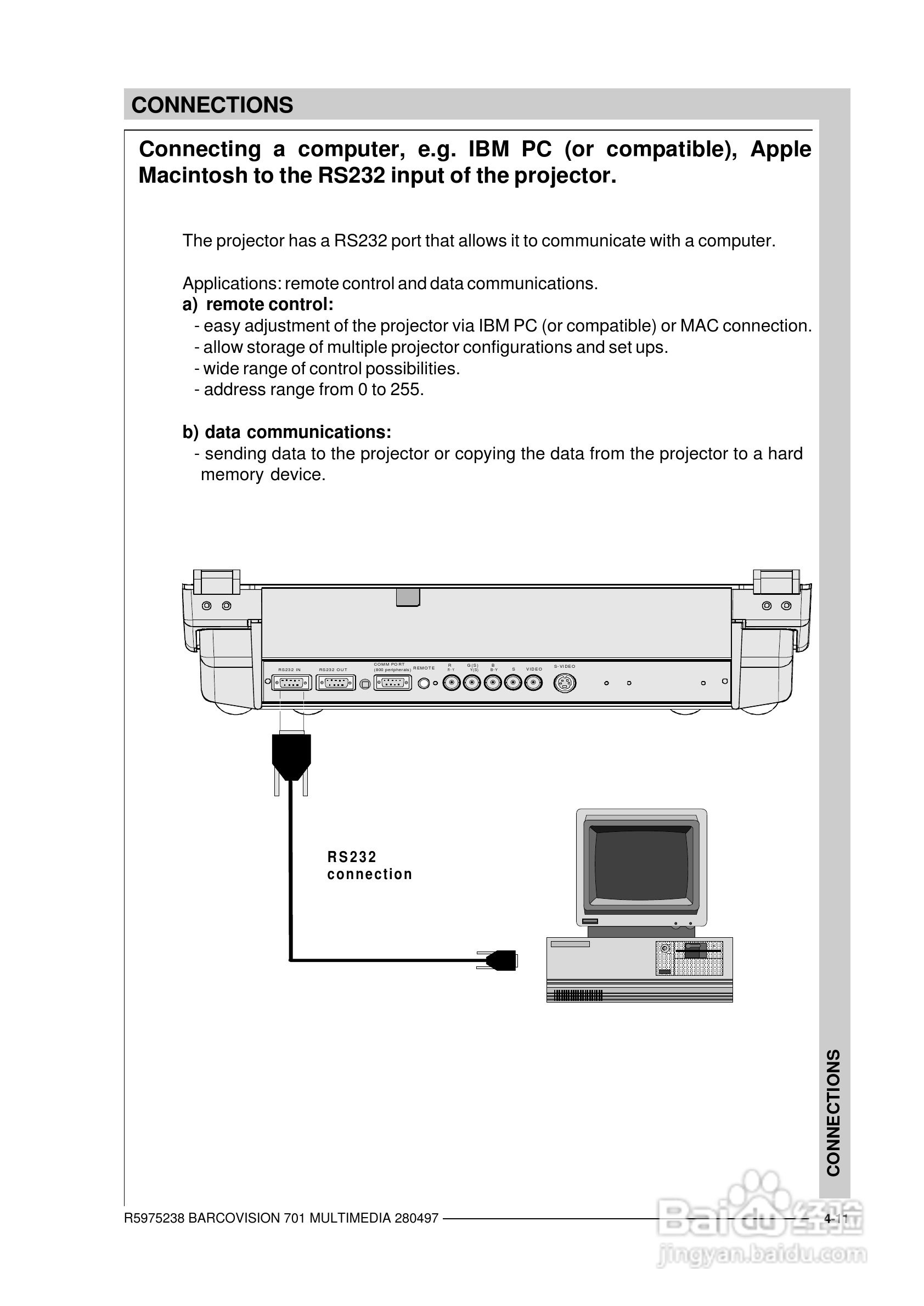 Barco巴可 VISION 701投影机说明书:[4]