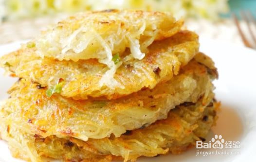 简单美味土豆丝饼