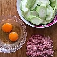 丝瓜肉末蛋汤