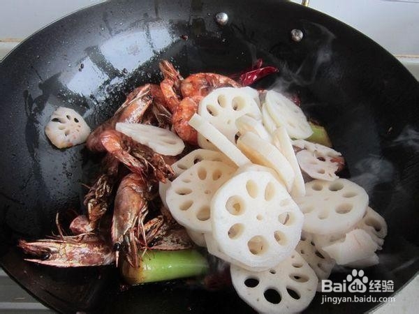 干锅虾的做法