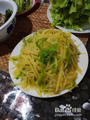 辣椒炒土豆丝