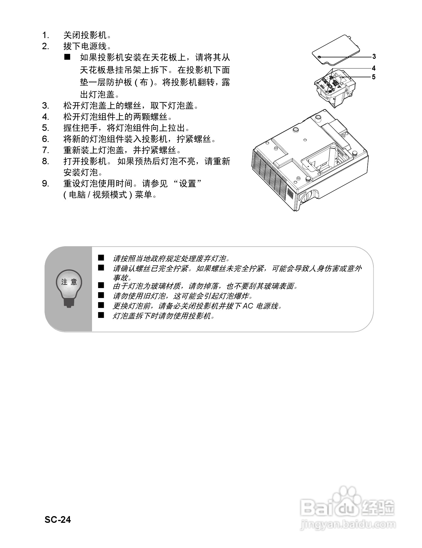 明基BenQ MP523型投影机说明书:[3]