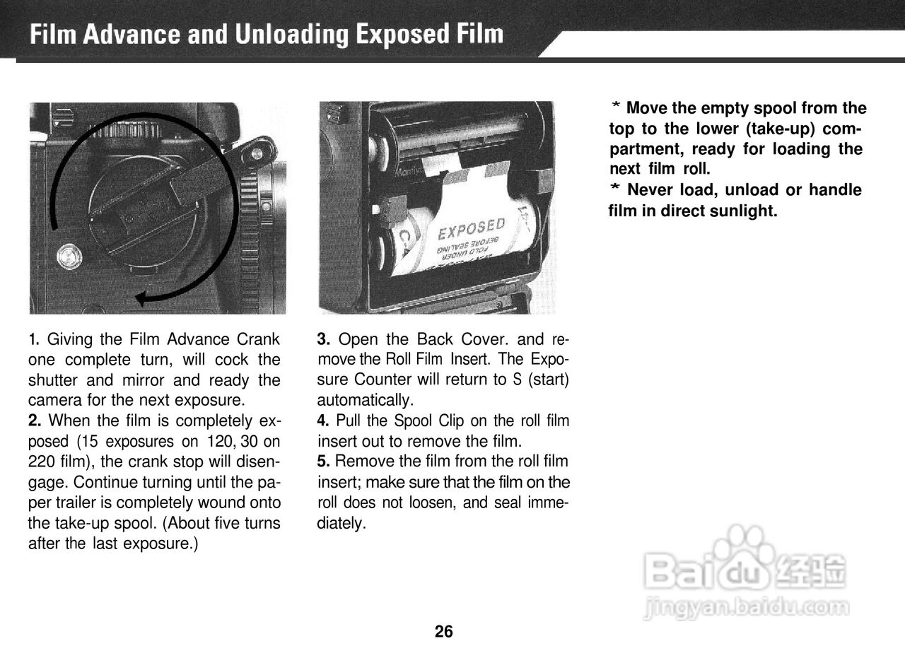 Mamiya 645 Pro数码相机说明书:[3]