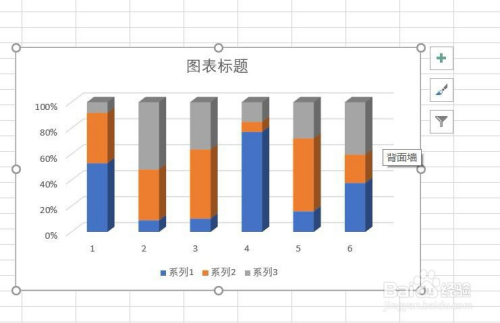 excel2016怎麼樣插入三維百分比堆積柱形圖呢?