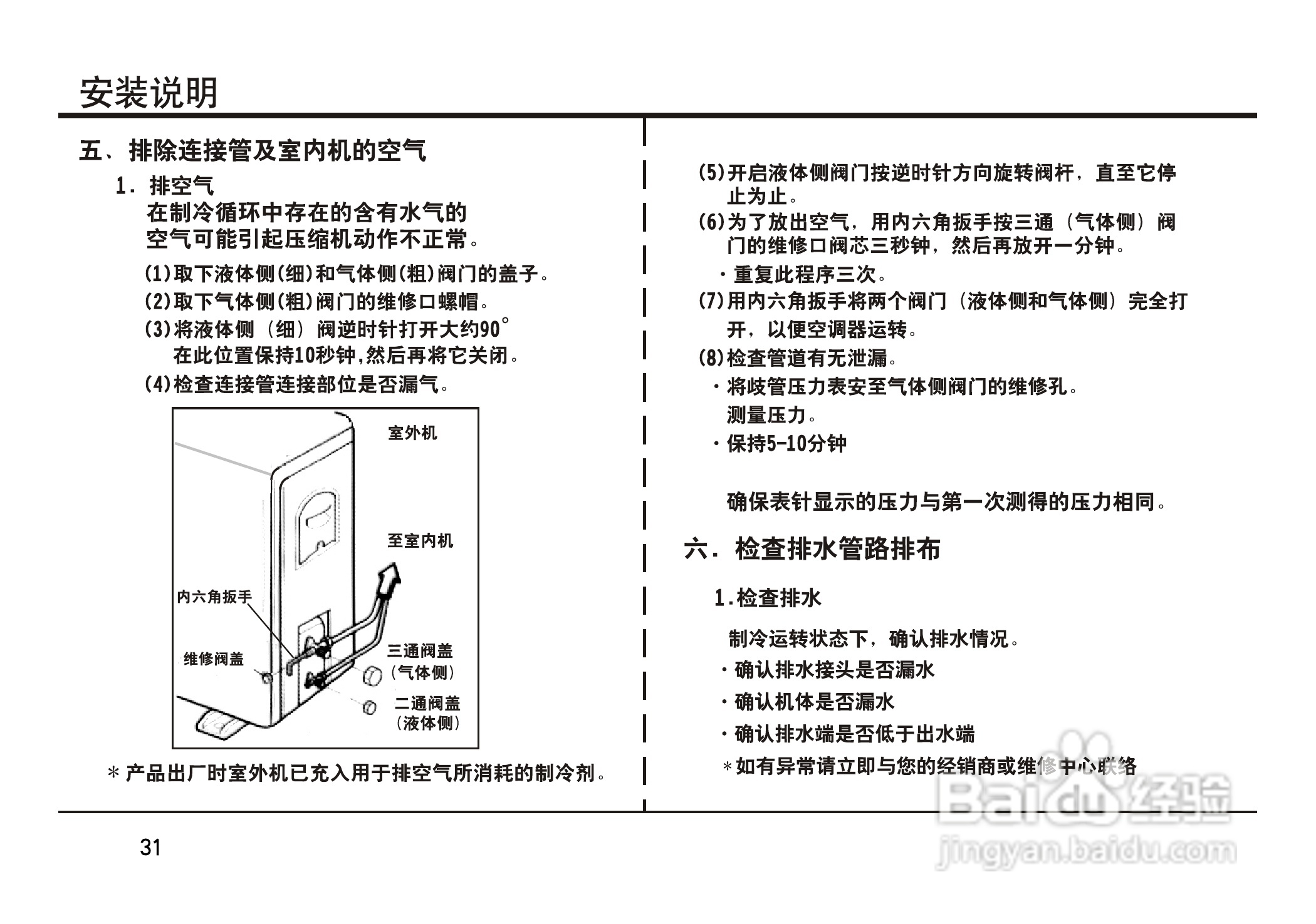 LG 分体落地式空调LP-W5011DAB使用安装手册:[4]