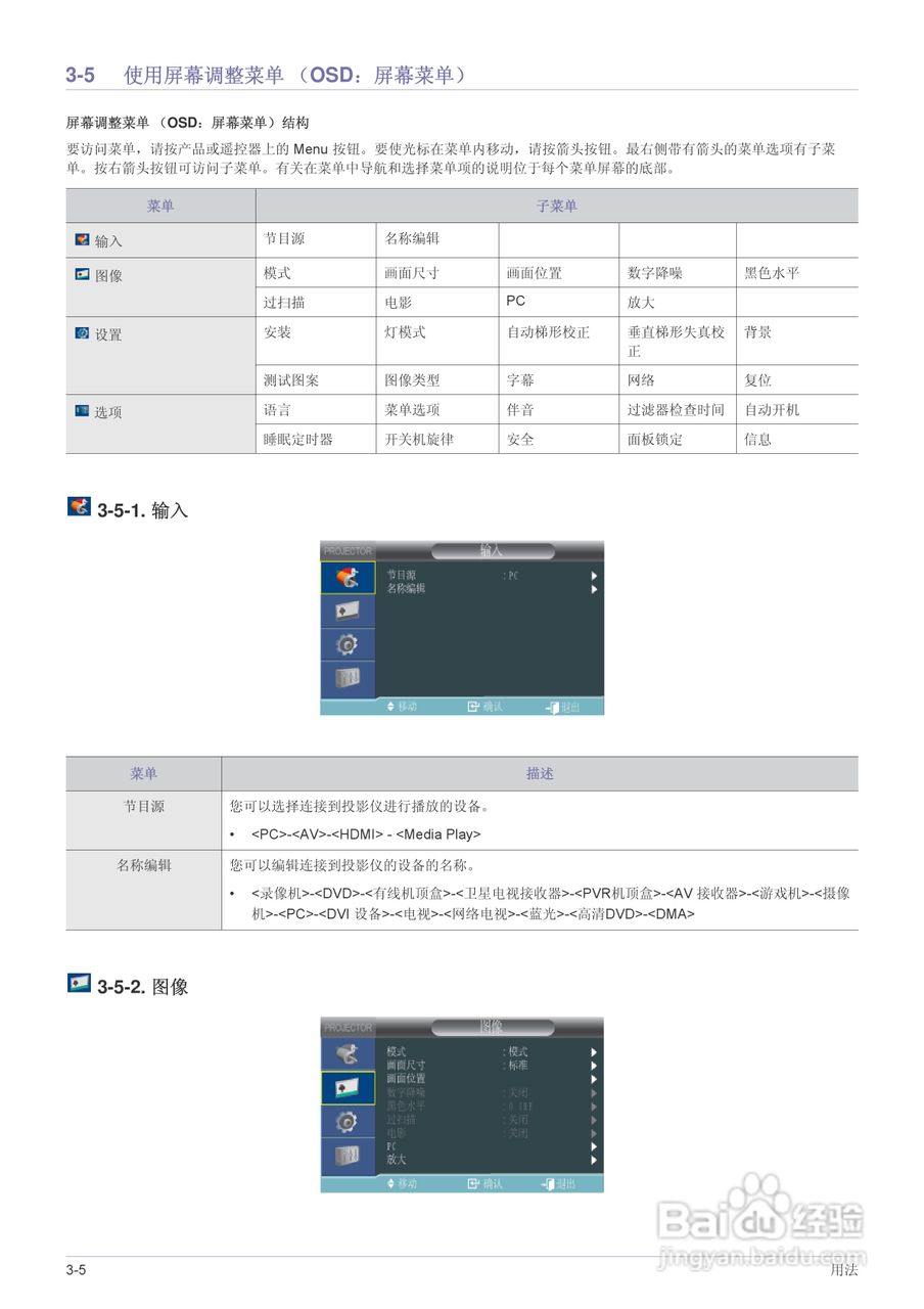 三星SP-M255投影机使用说明书:[5]
