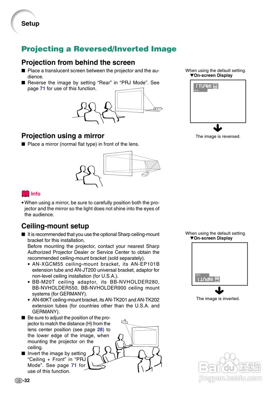 夏普XG-C55X投影机使用说明书:[4]