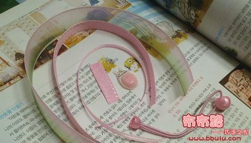 可爱丝带龙猫头绳