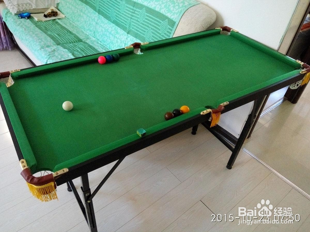 用最低成本练习台球进球点记忆和击球姿势方法