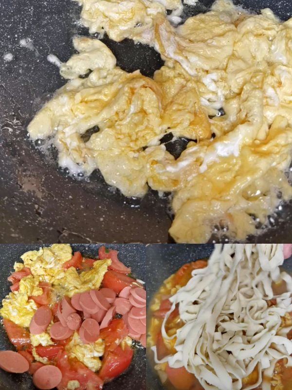 西红柿鸡蛋焖面