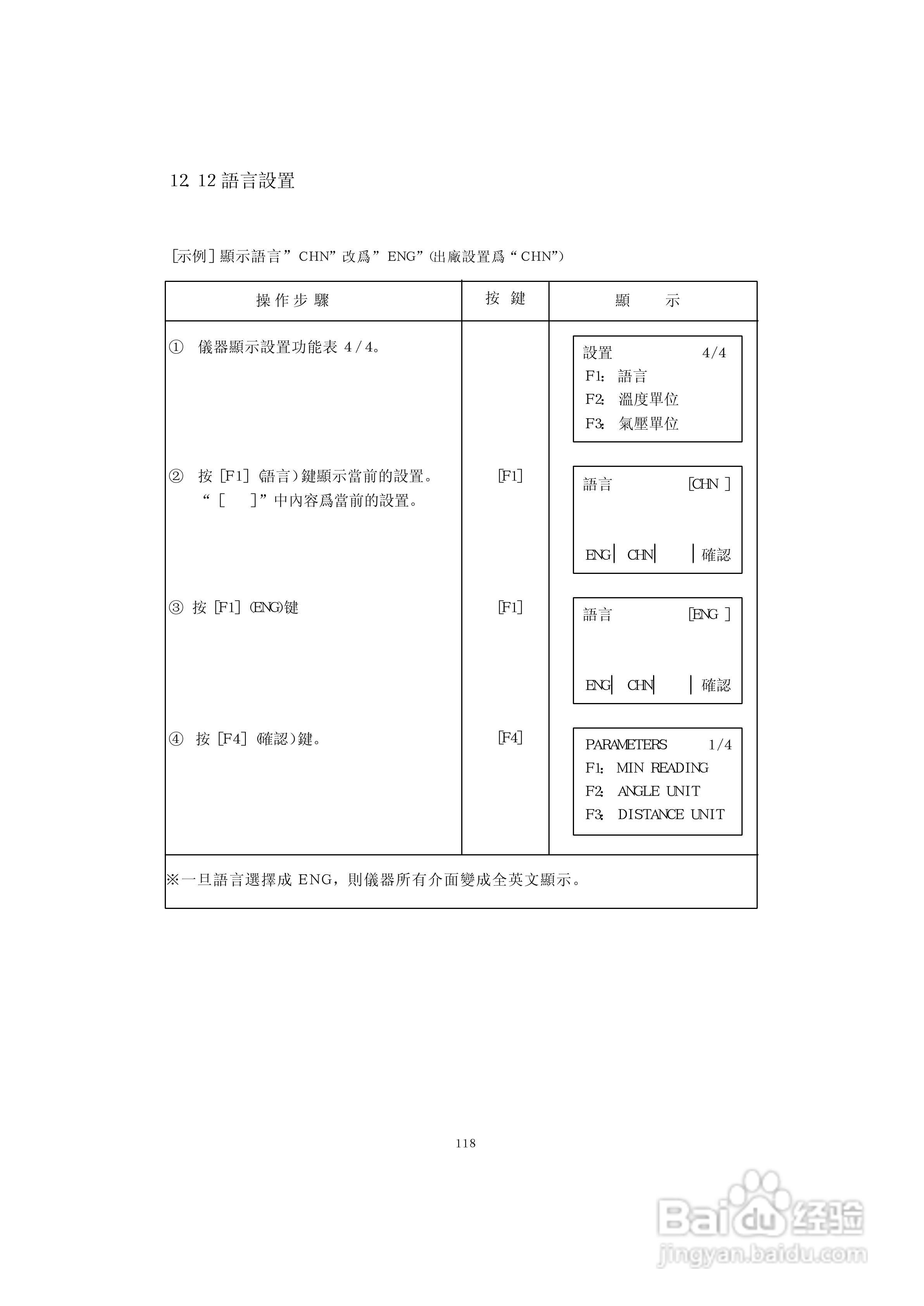 上煇RTS-630全站仪说明书:[13]
