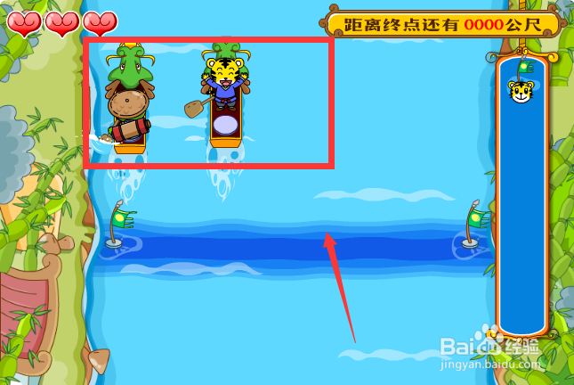 2345小游戏巧虎急速滑龙舟怎么玩