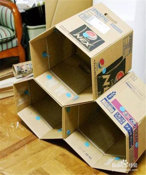 纸盒做家具 图解图片