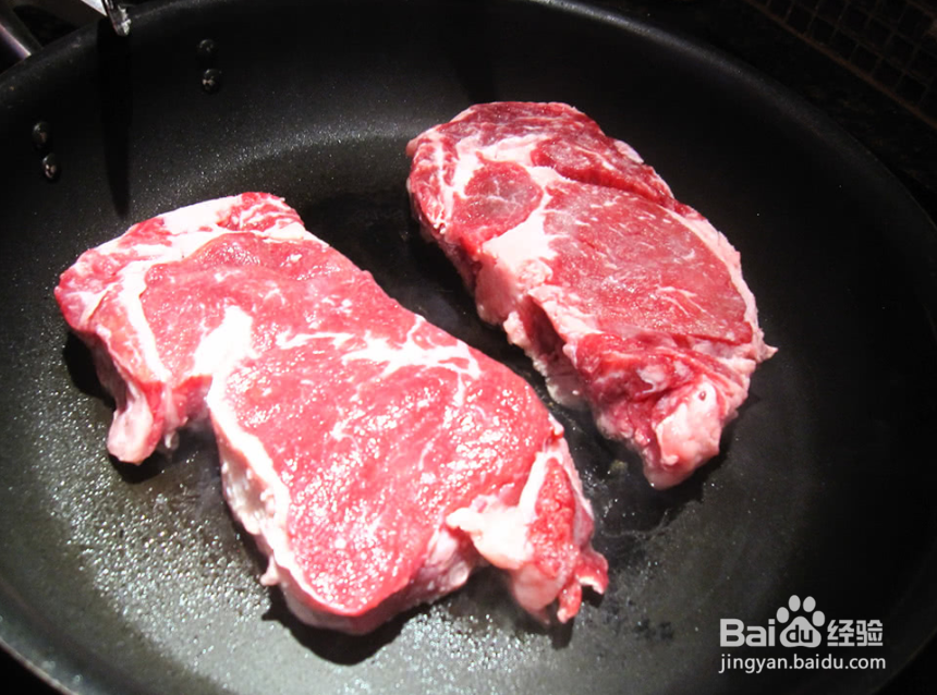 制作牛排的步骤和原料