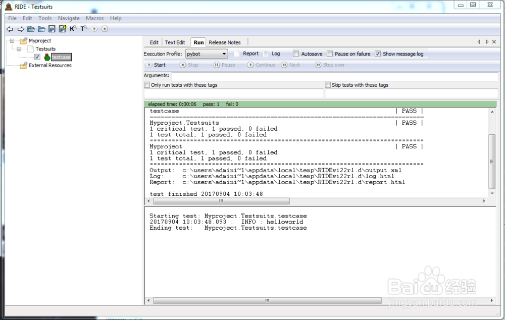 Windows搭建RobotFramework环境及如何创建项目