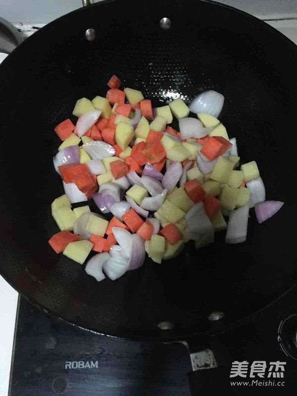 素食咖哩的做法