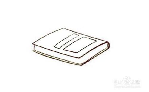 开始给平放书本的底部厚页的边涂色,边沿涂成绿色的.