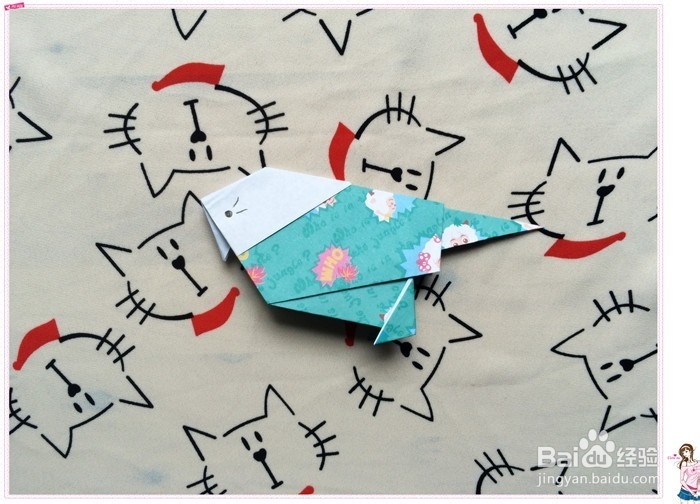 教你用纸折可爱的小小鸟