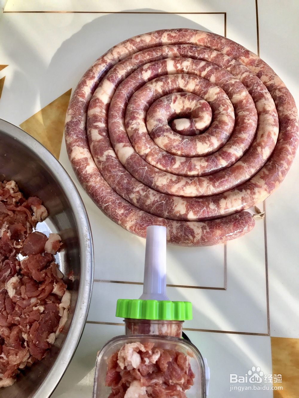 美味可口的香肠