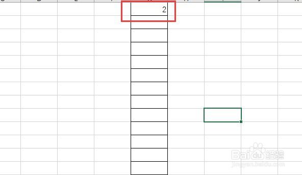 Excel输入等差数列的方法