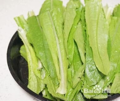 豆豉鲮鱼油麦菜的正宗做法