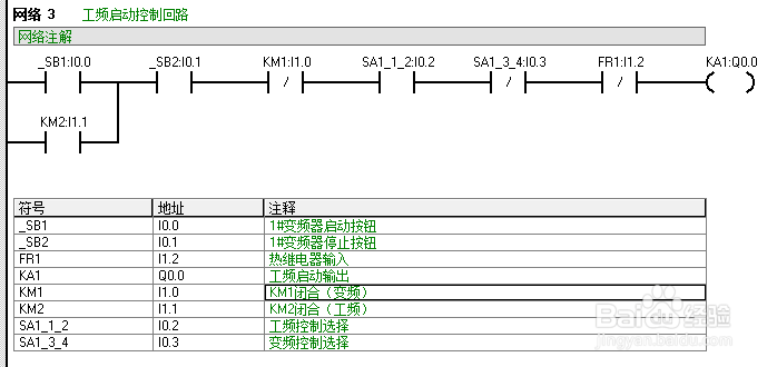 西门子s7200编写一拖一循环水泵变频控制