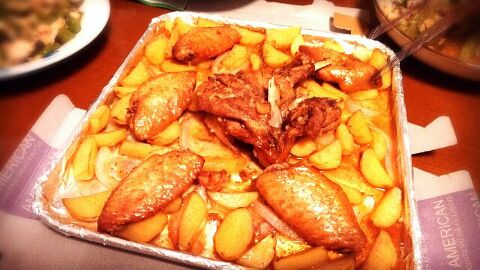 烤鸡翅洋葱小土豆