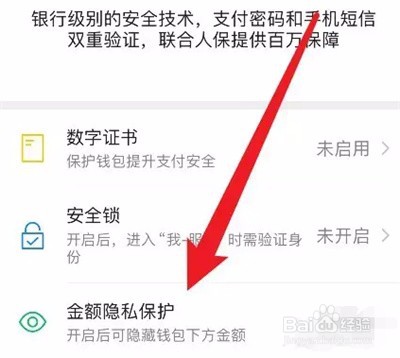 微信钱包怎么不显示金额方法步骤