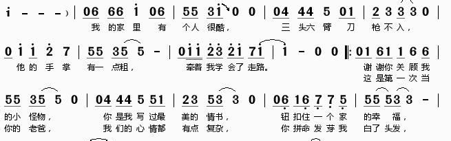 电吉他简谱怎么看.电吉他爸爸去哪里儿简谱教学