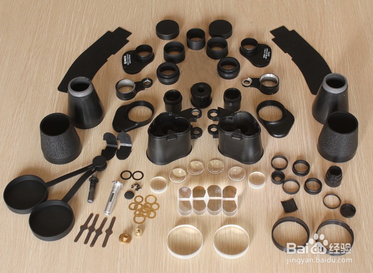 森林人标准版保罗双筒望远镜拆解图望远镜结构图