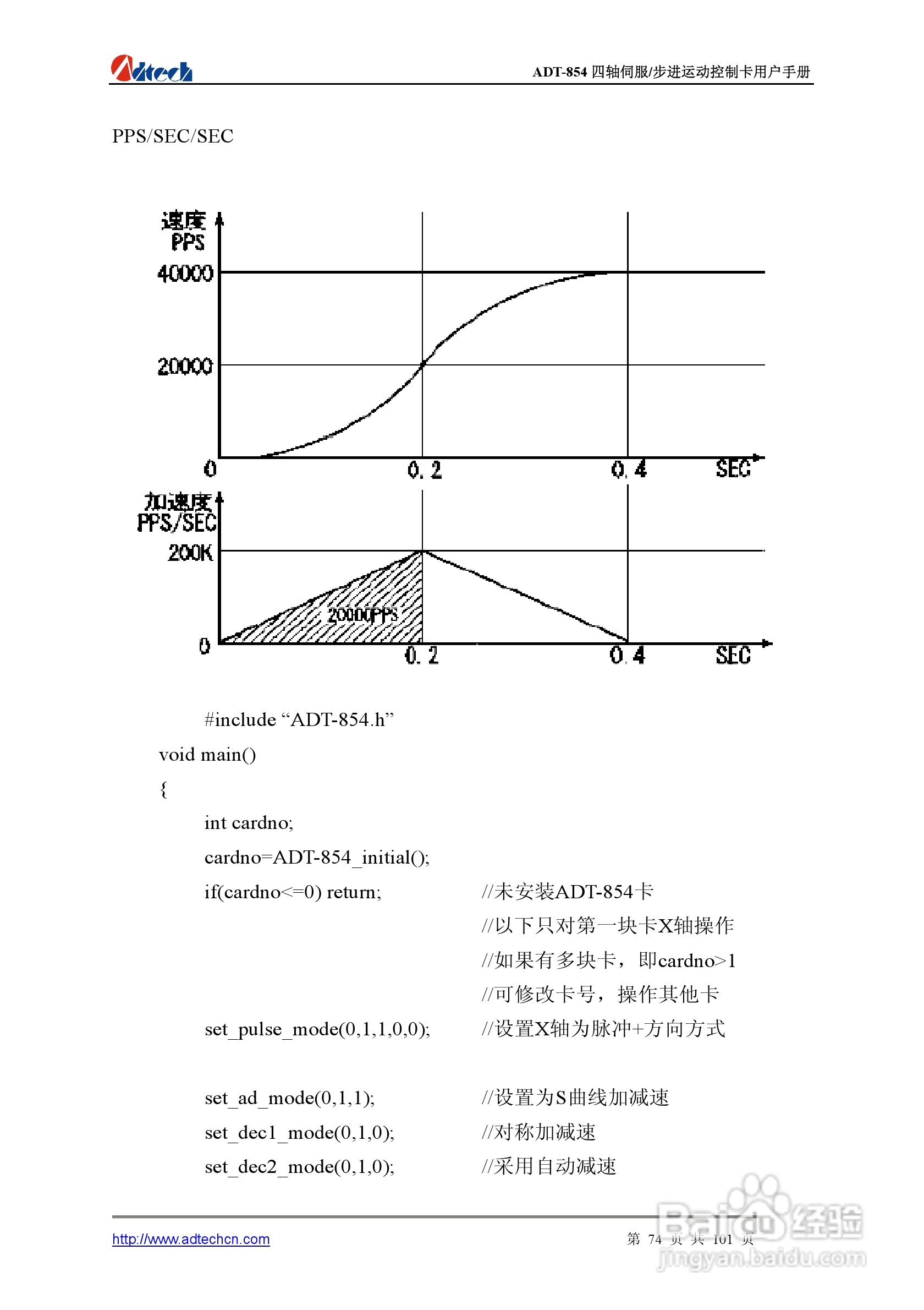 Adtech-众为兴ADT-854基于PCI总线的4轴运动控制卡说明:[8]