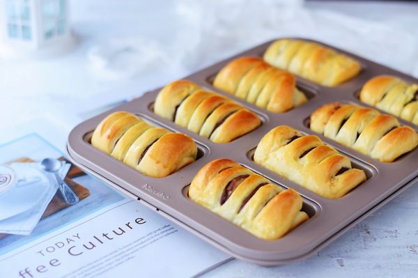 #2018年我学会的一道菜#面包豆沙卷