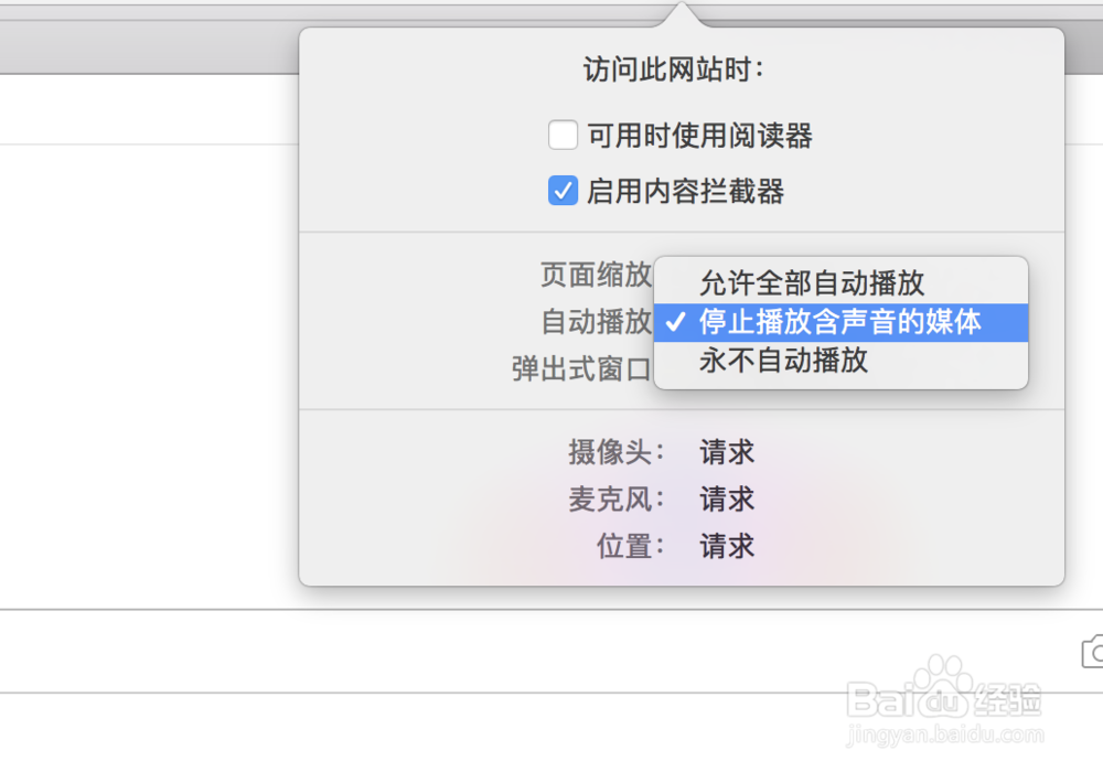 safari浏览器怎么设置允许弹窗?