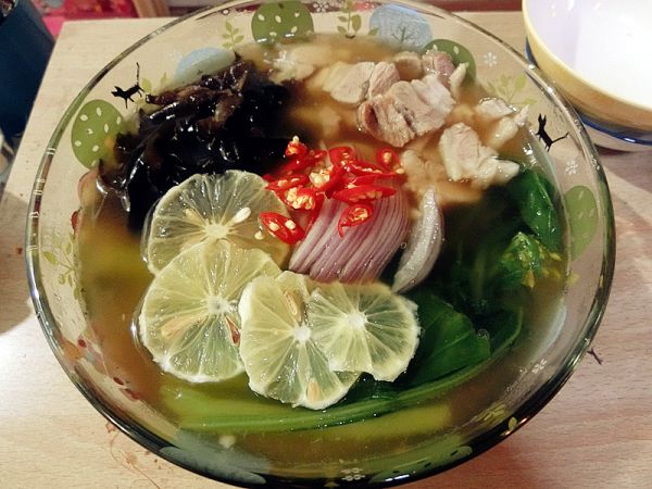 汤头柠酸乌冬面