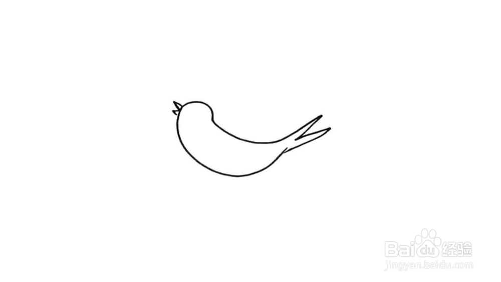 小燕子简笔画教程