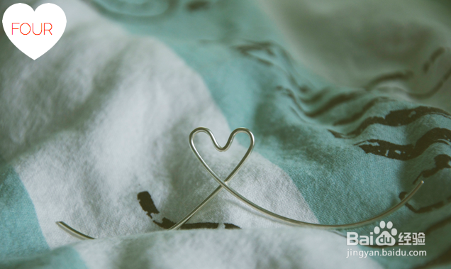 铁丝心形戒指制作教程