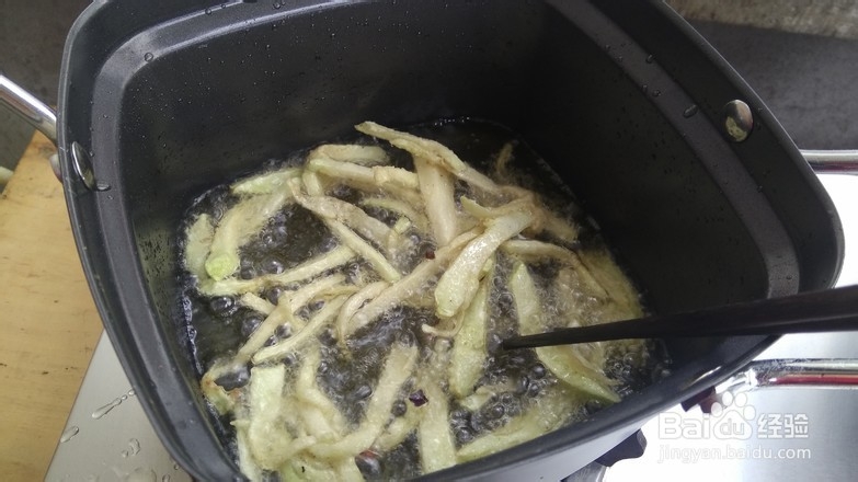 教你做干煸茄子丝