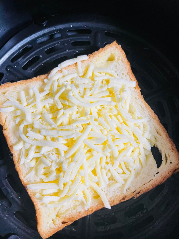 空气炸锅拉丝芝士吐司