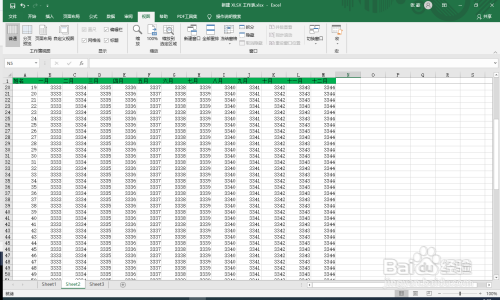 excel固定表头方法