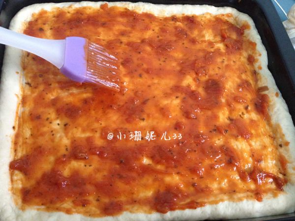 北极虾牛肉粒披萨