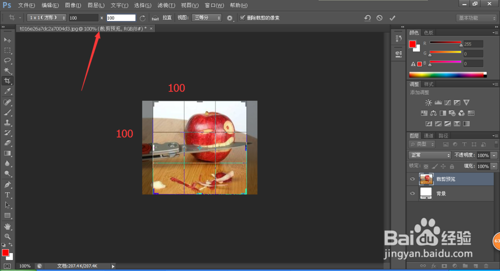 ps裁剪工具的使用方法