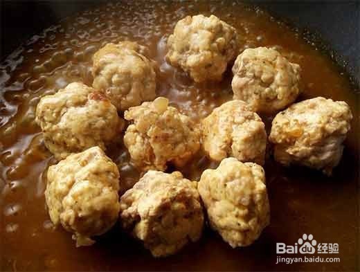 网红食谱:咖喱酱烧肉丸