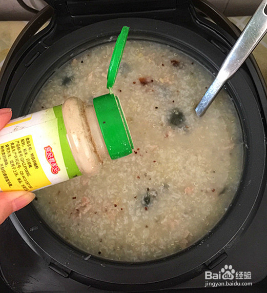 皮蛋瘦肉粥的制作方法