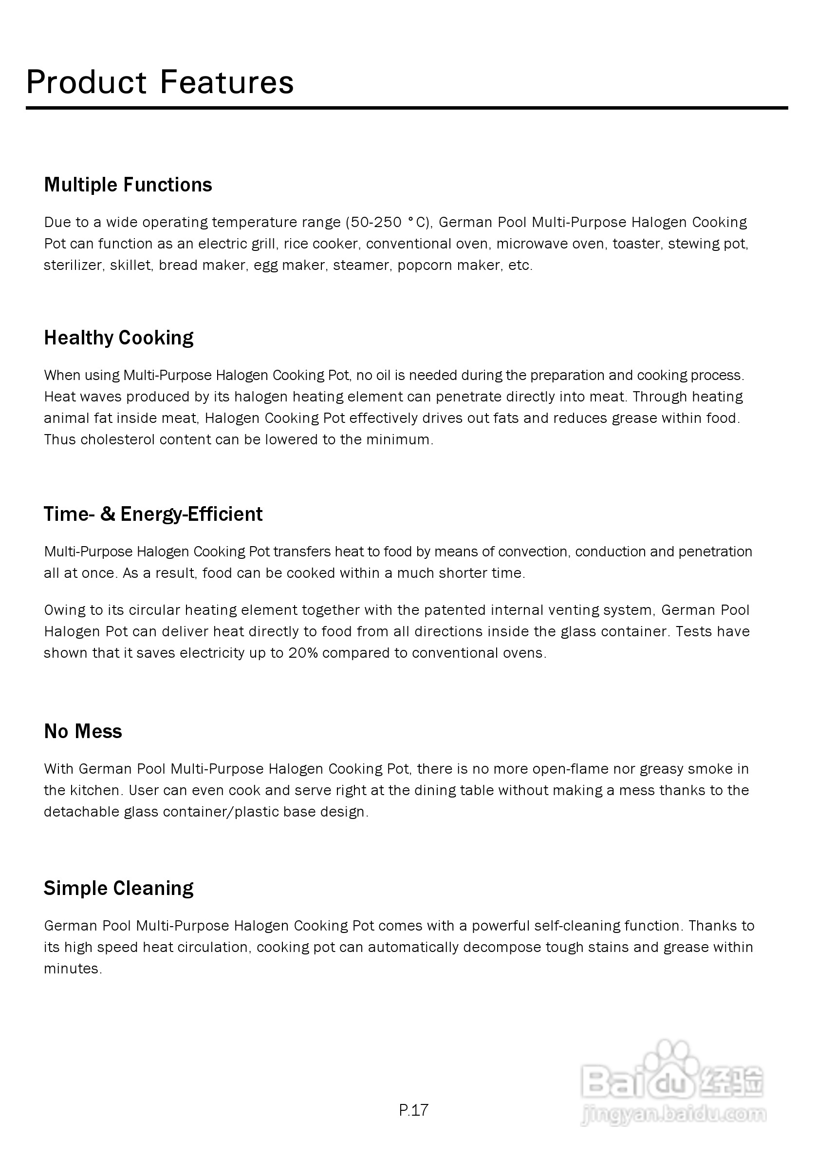 德国宝CKY-788光波万能煮食锅使用说明书:[2]