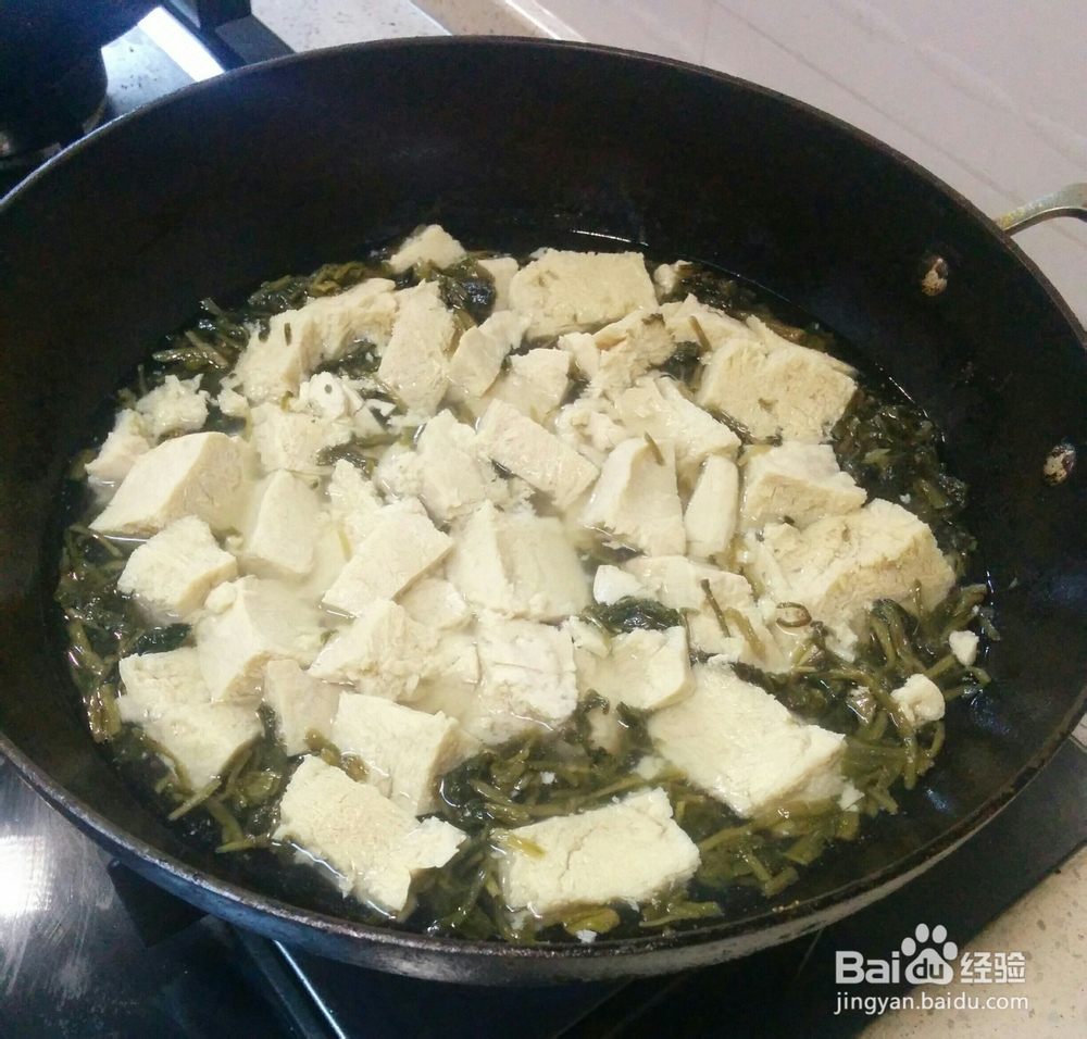 挑战自制力的雪里蕻冻豆腐