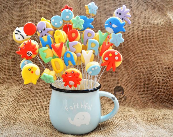 海洋翻糖小饼干