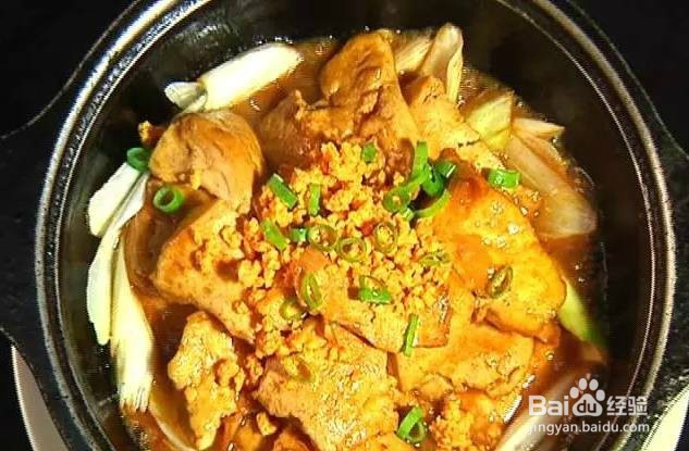 海胆炖豆腐的做法