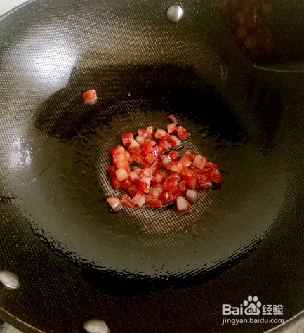 豌豆米炒香肠